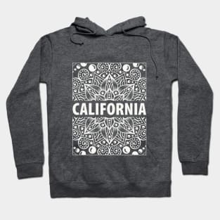 California White Vintage Hoodie